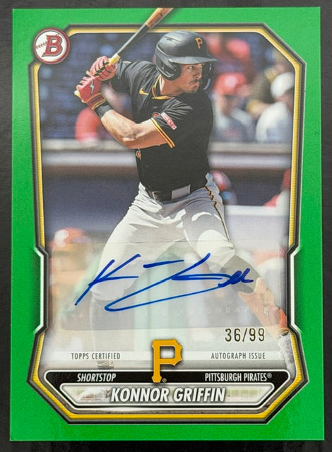 2025 Bowman Konnor Griffin Green Auto /99