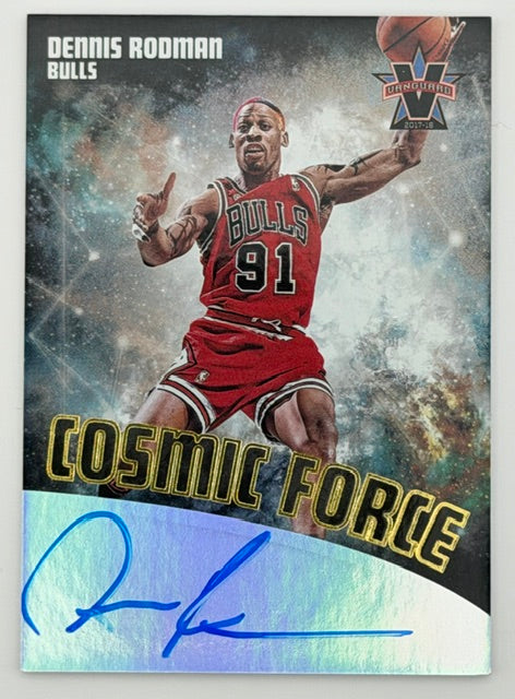2017-18 Panini Vanguard Dennis Rodman Auto /49