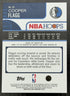 2025-26 NBA Hoops Cooper Flagg RC Silver Glitter