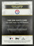 2025 Tier One Shots Evan Carter Auto Holo Silver /10