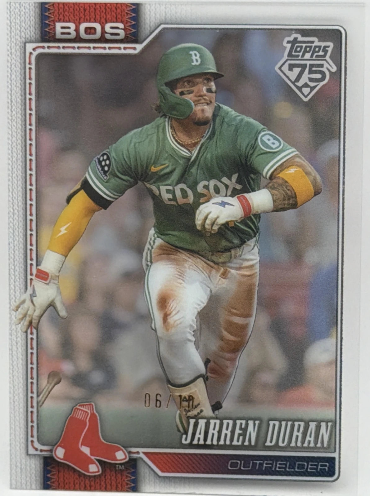 2026 Topps Series 2 Jarren Duran Clear Parallel /10