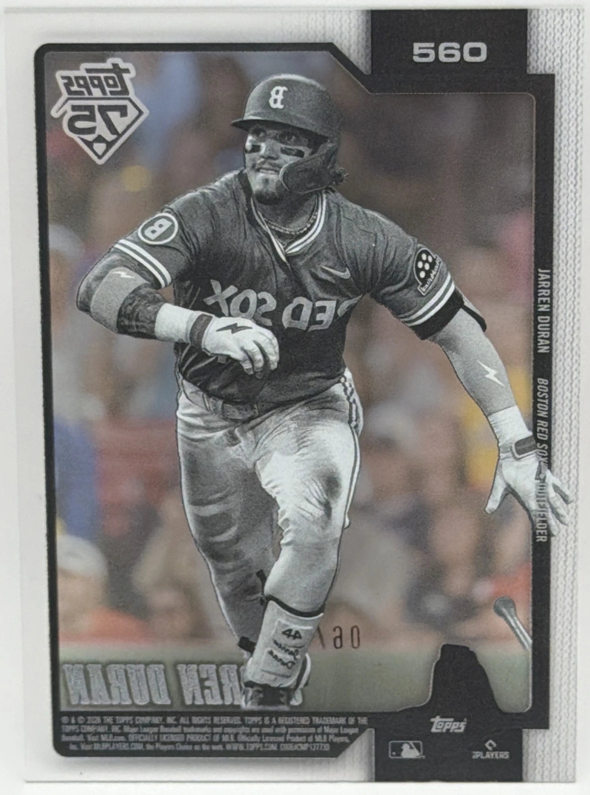 2026 Topps Series 2 Jarren Duran Clear Parallel /10