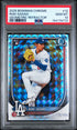 2025 BOWMAN CHROME 12 ROKI SASAKI GEOMETRIC REFRACTOR PSA 10 - front