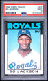 1986 TOPPS TRADED 50T BO JACKSON PSA 9 - front