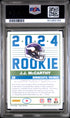 2024 Panini Score J.J. McCarthy Rookie #8 PSA 10