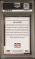 2023 TOPPS CHROME STAR WARS GALAXY 1 LUKE IN PERIL! REFRACTOR PSA 10 - back