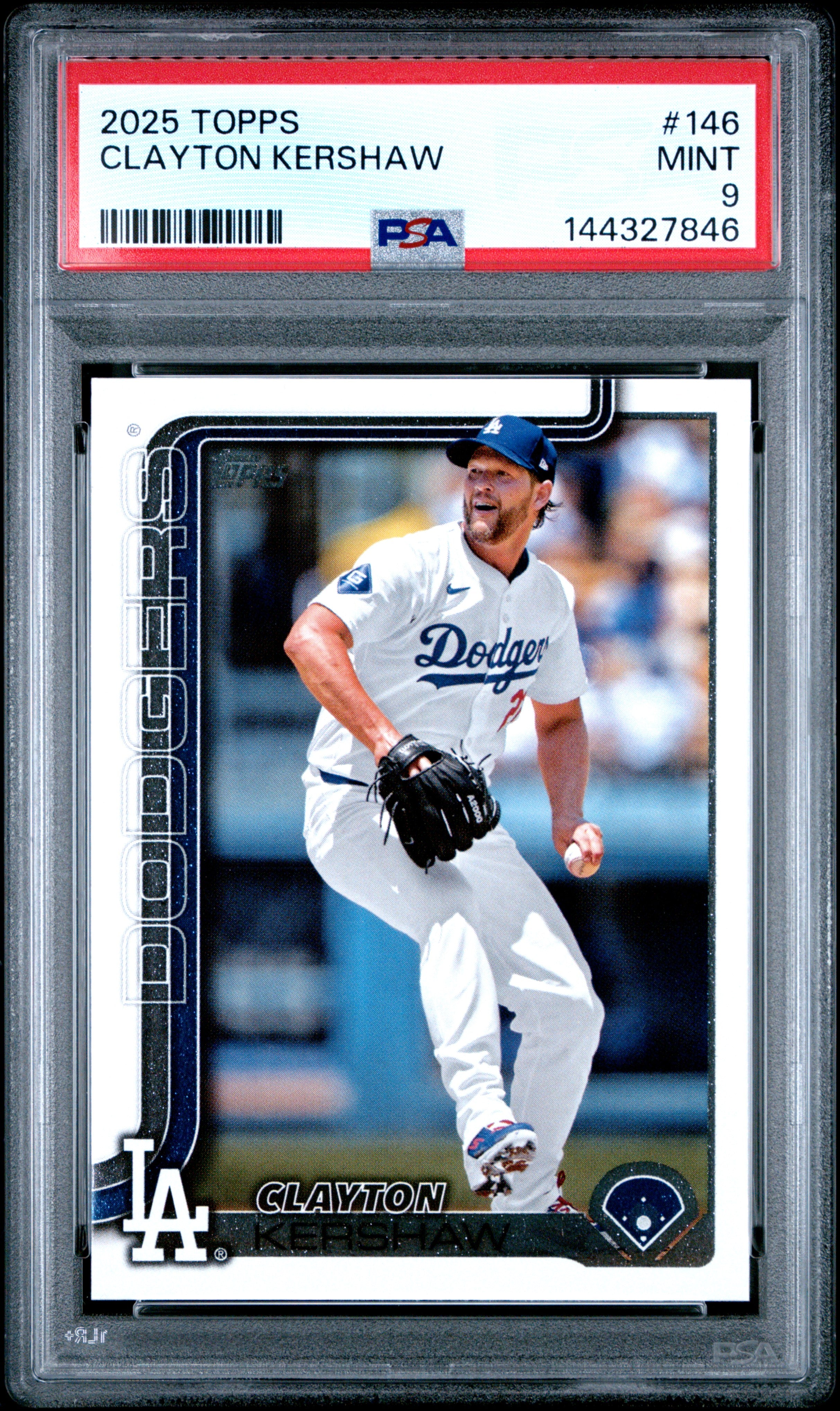 2025 Topps 146 Clayton Kershaw  PSA 9