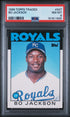 1986 TOPPS TRADED 50T BO JACKSON PSA 8 - front