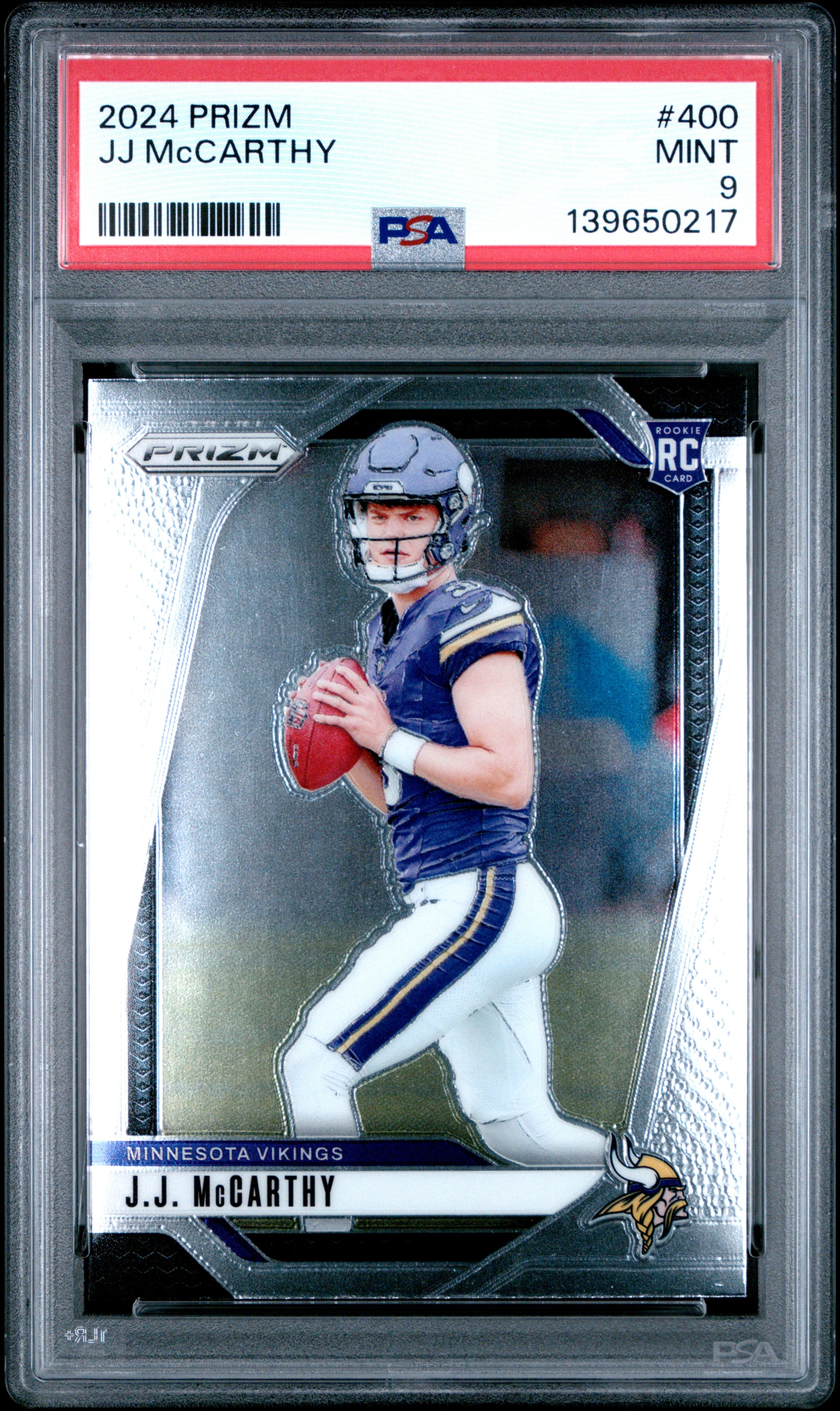 2024 Panini Prizm 400 Jj Mccarthy  PSA 9