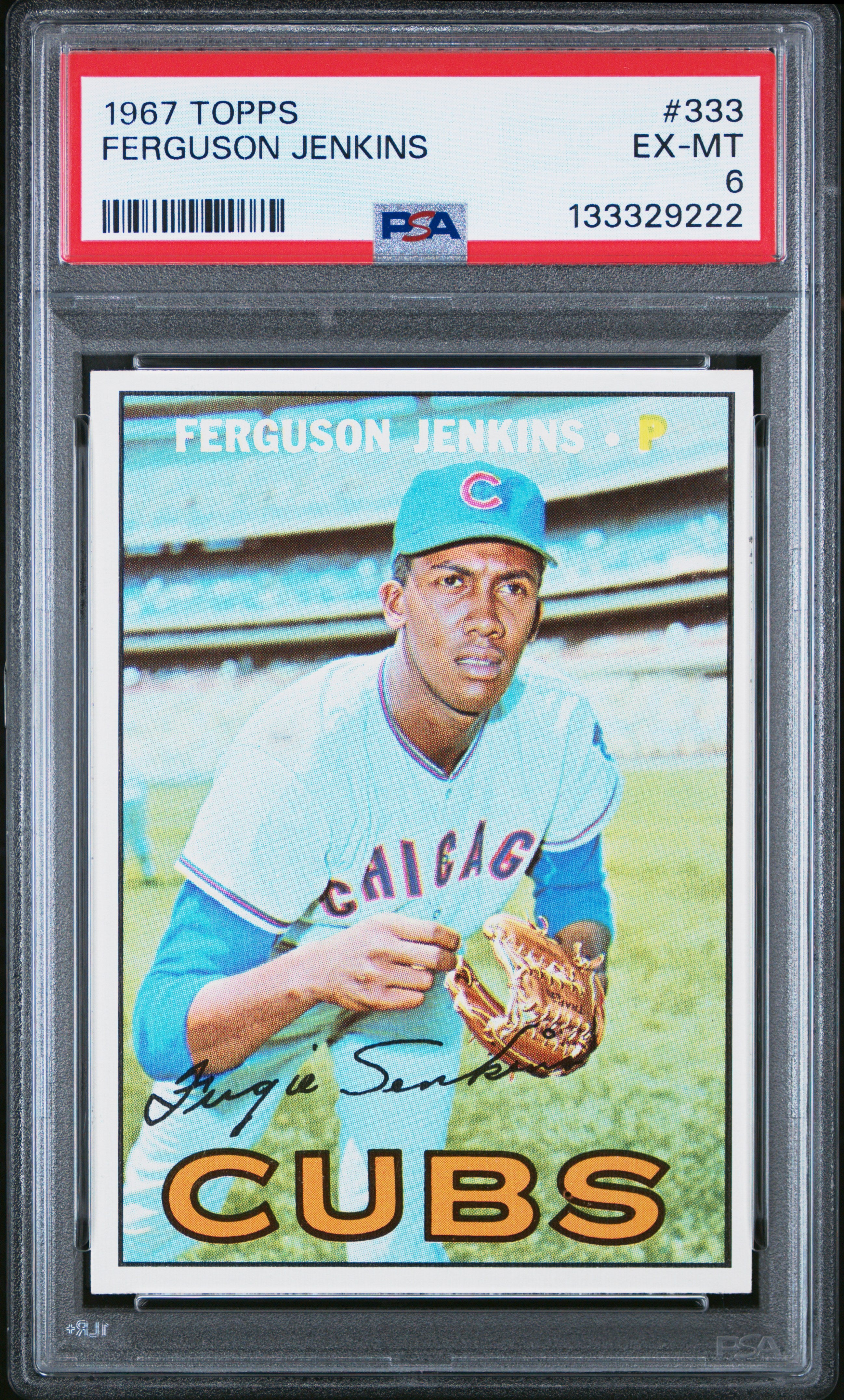 1967 Topps 333 Ferguson Jenkins PSA 6