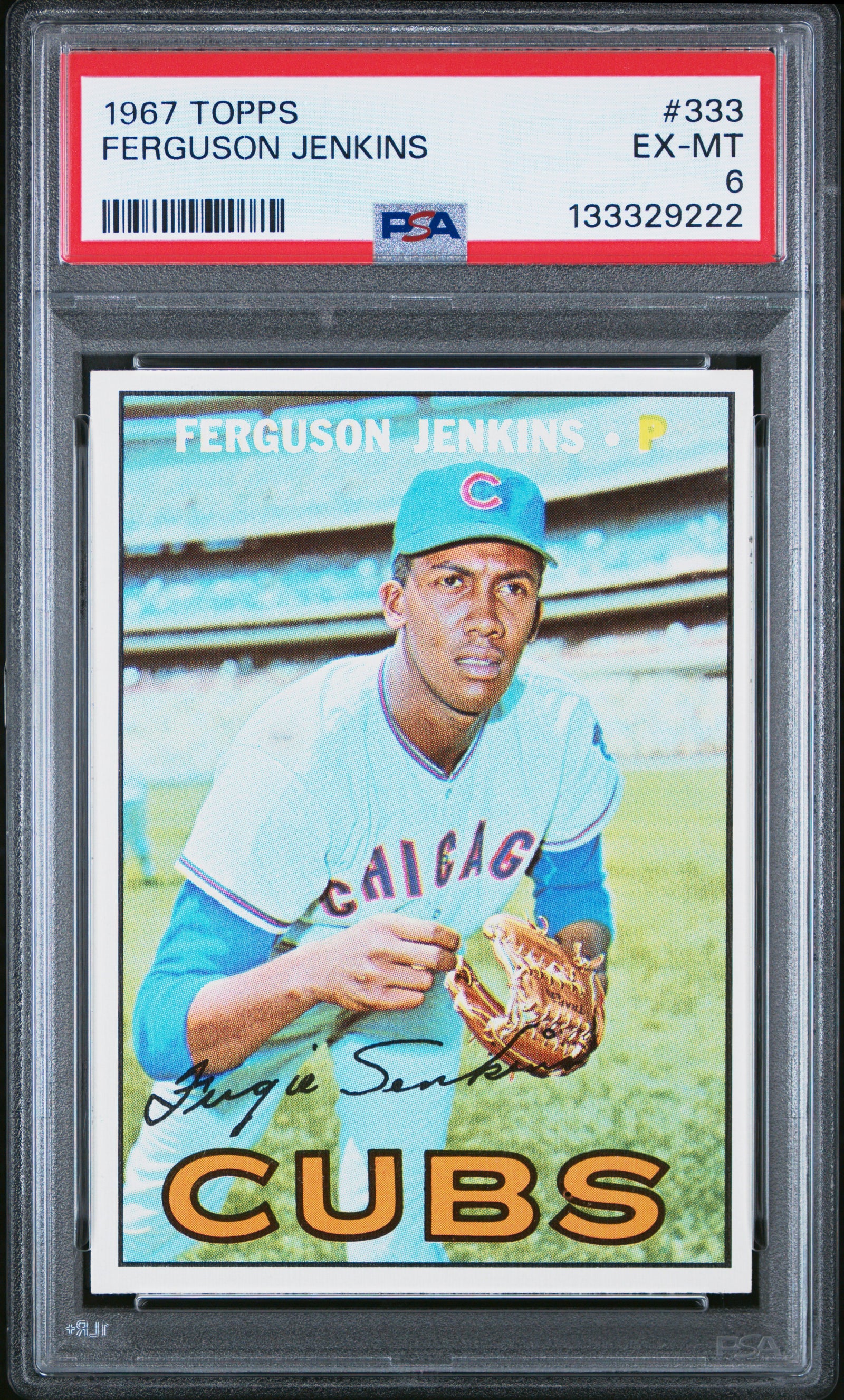 1967 Topps 333 Ferguson Jenkins PSA 6