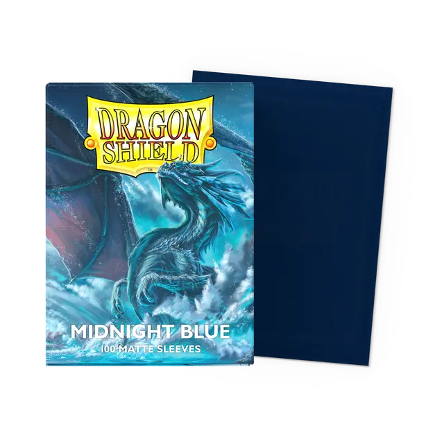 Dragon Shield Sleeves - Matte Midnight Blue