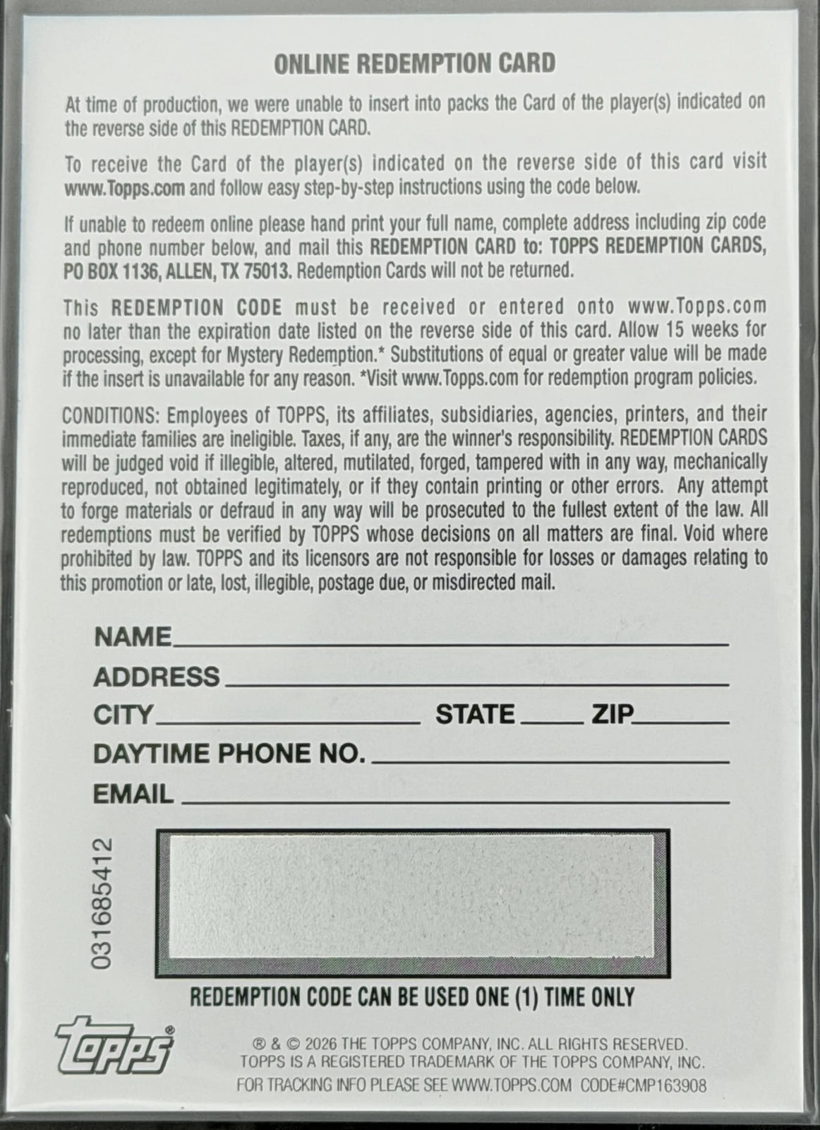 2026 Topps Series 2 Munetaka Murakami Real One Autograph 75th Anniversary Redemption