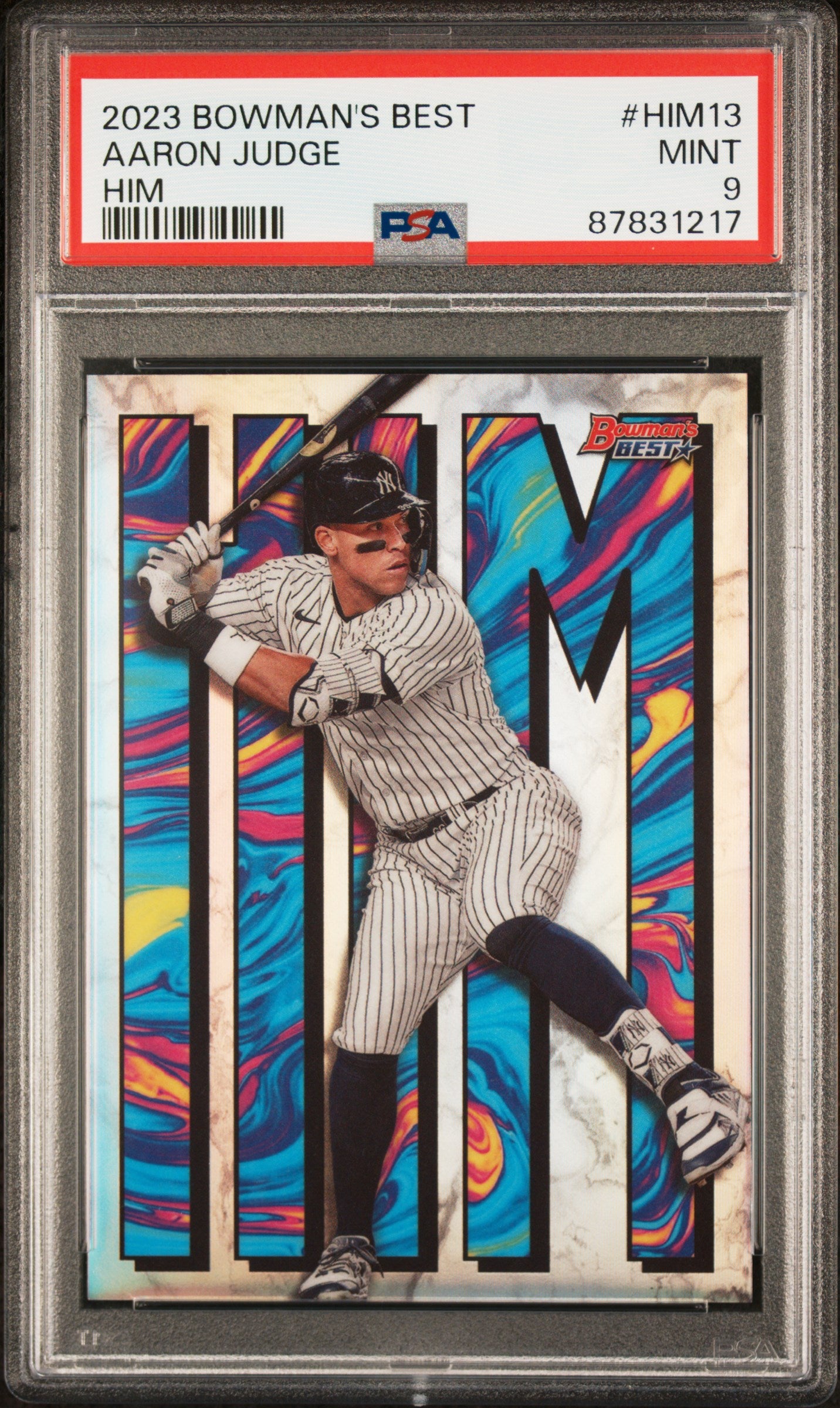 2023 Bowman'S Best Him Him13 Aaron Judge PSA 9