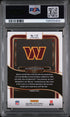 2024 Panini Select Jayden Daniels RC Black & Red Shock PSA 8