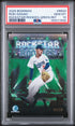 2025 BOWMAN ROCKSTAR ROOKIES RR20 ROKI SASAKI GREEN REFRACTOR PSA 10 - front