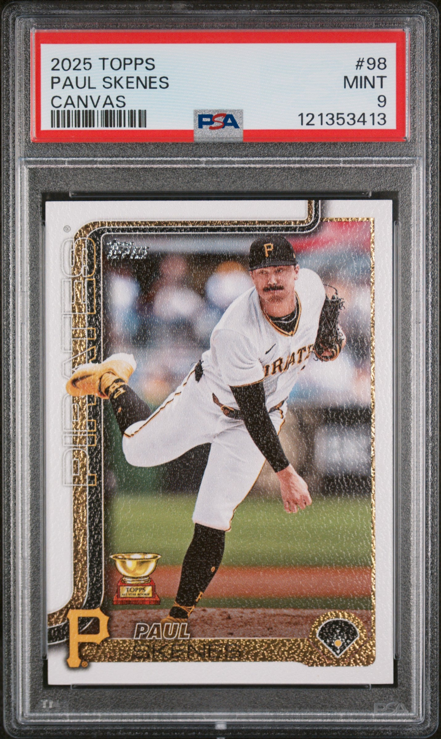 2025 Topps 98 Paul Skenes Canvas PSA 9