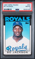 1986 TOPPS TRADED 50T BO JACKSON PSA 8 - front