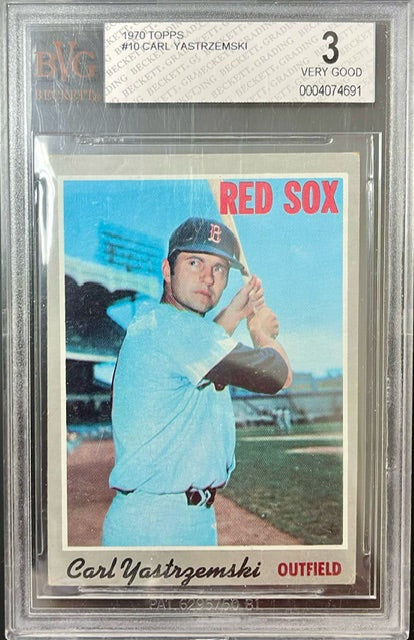 1970 Topps Carl Yastrzemski #10 BGS 3