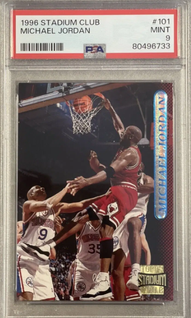 1996 Stadium Club Michael Jordan #101 PSA 9