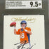 2016 Flawless Football Peyton Manning Gold Auto /5 SGC 9.5