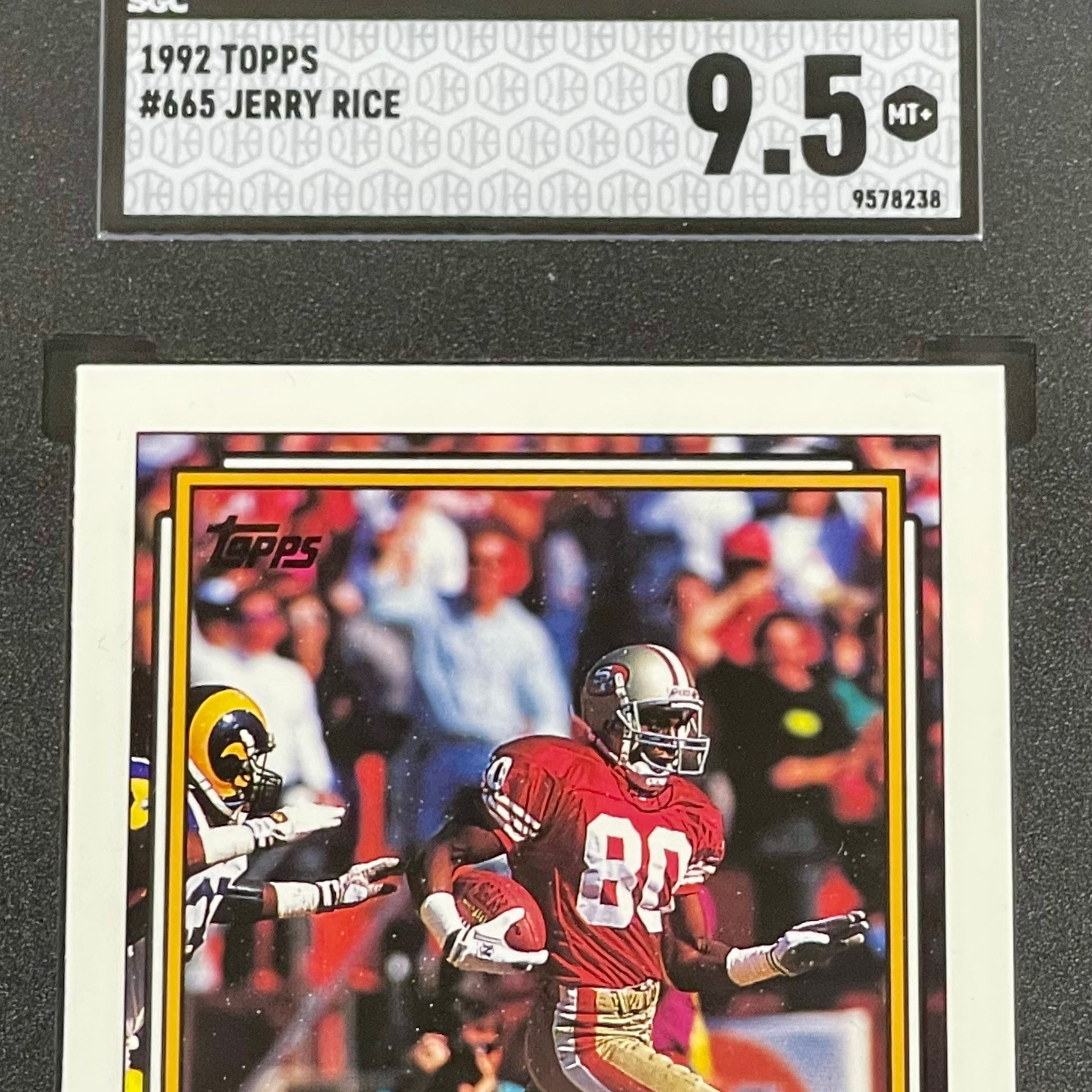 1992 Topps Jerry Rice #665 SGC 9.5