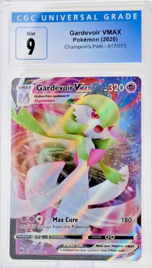 2020 Pokemon Gardevoir VMAX Champions Path #017/073 Graded Pokemon Card CGC 9