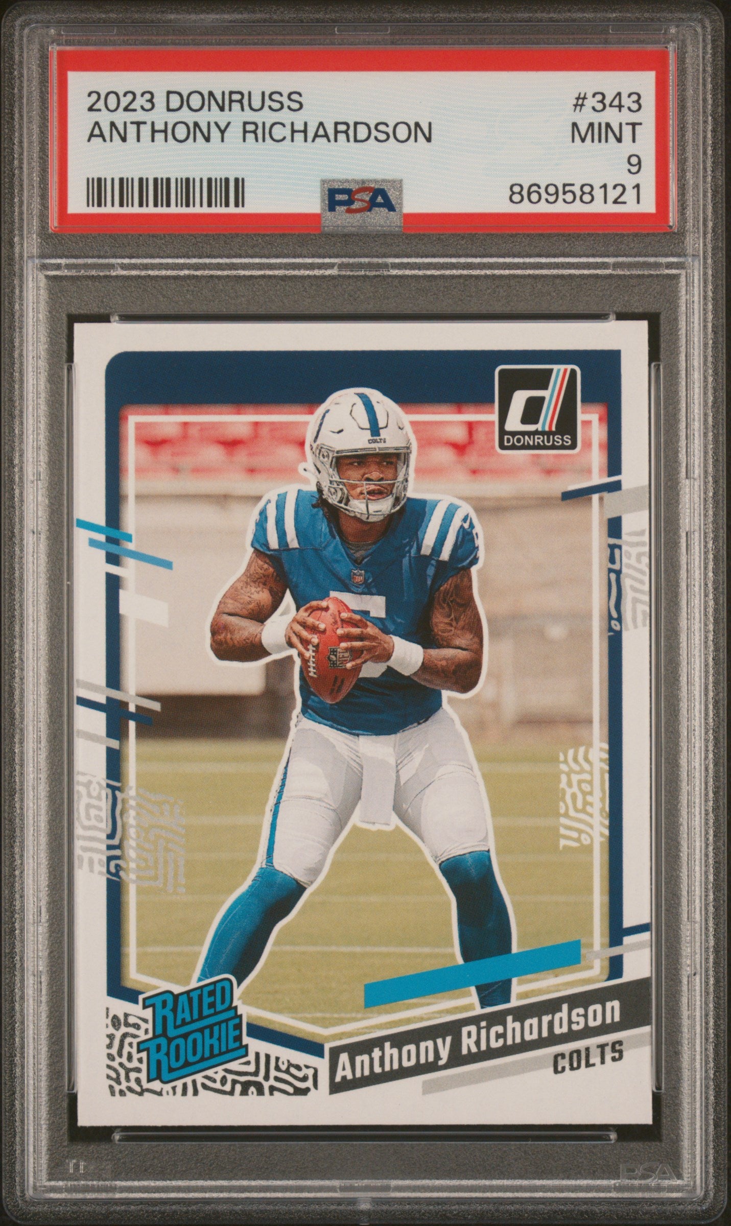 2023 Donruss Anthony Richardson #343 Panini PSA 9
