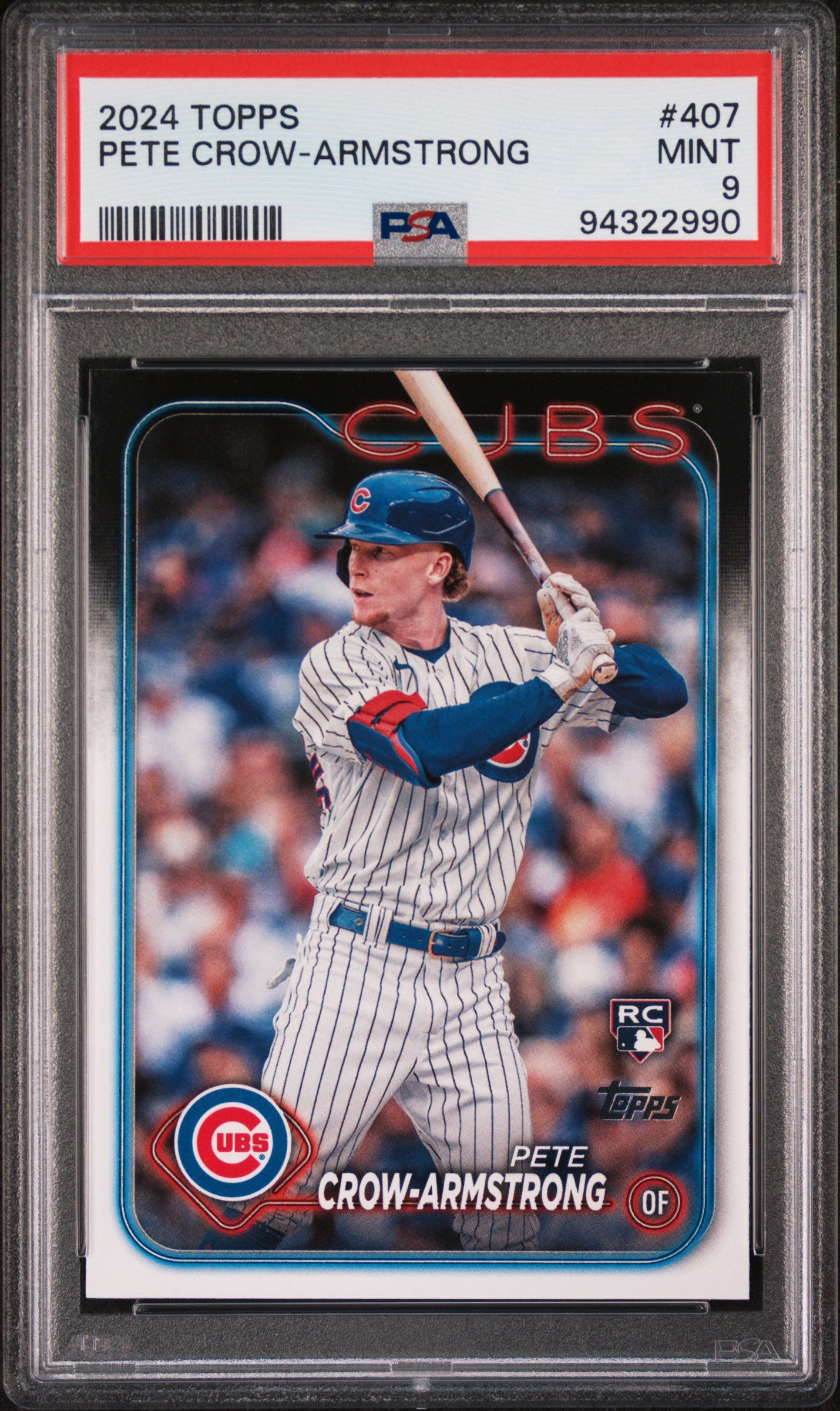 2024 Topps Pete Crow-Armstrong #407 PSA 9