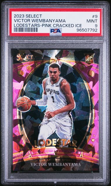 2023 Select Victor Wembanyama Lodestars Pink PSA 9