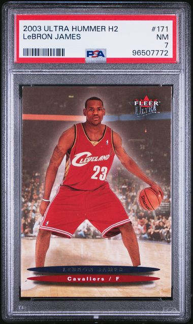 2003 Ultra Hummer H2 Lebron James #171 PSA 7