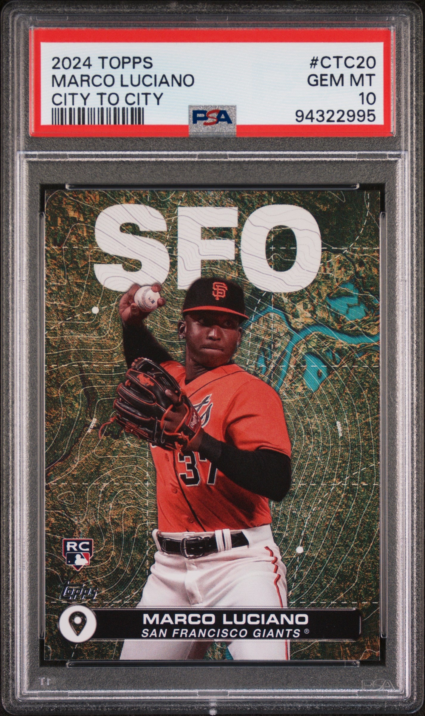 2024 Topps Marco Luciano City To City PSA 10