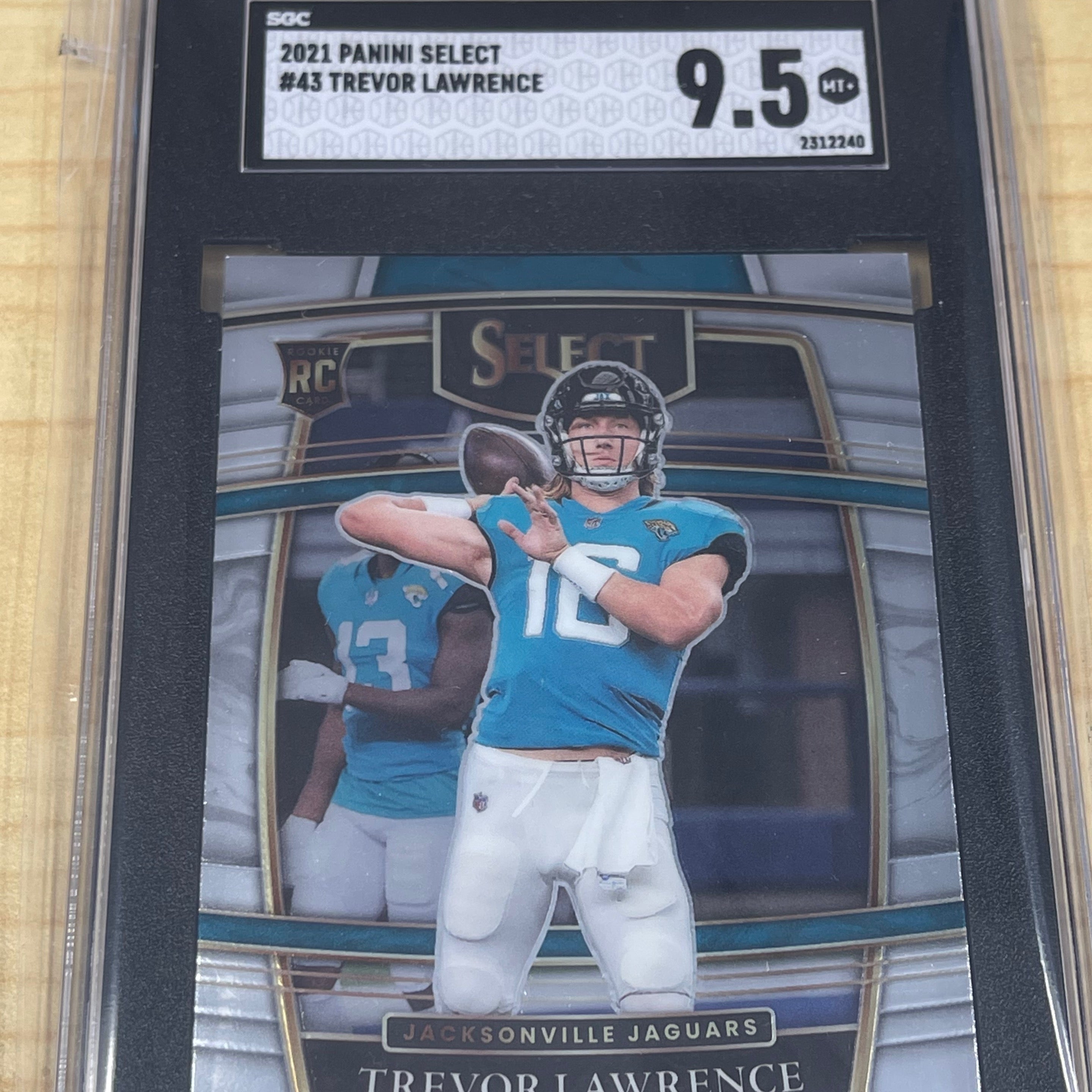 2021 Panini Select Trevor Lawrence #43 SGC 9.5