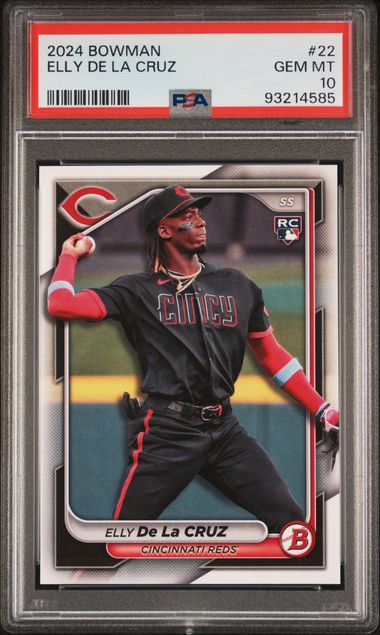 2024 Bowman Elly de la Cruz #22 PSA 10