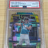 2021 Panini Select Trevor Lawrence #43 Die Cut Green/Yellow Prizm PSA 10