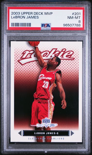 2003 Upper Deck MVP Lebron James #201 PSA 6