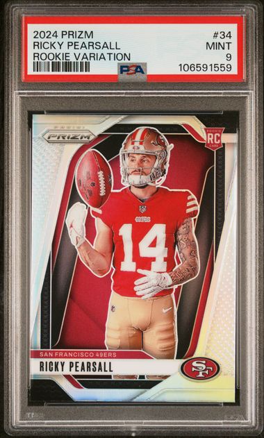 2024 Panini Prizm Ricky Pearsall Variation #34 PSA 9