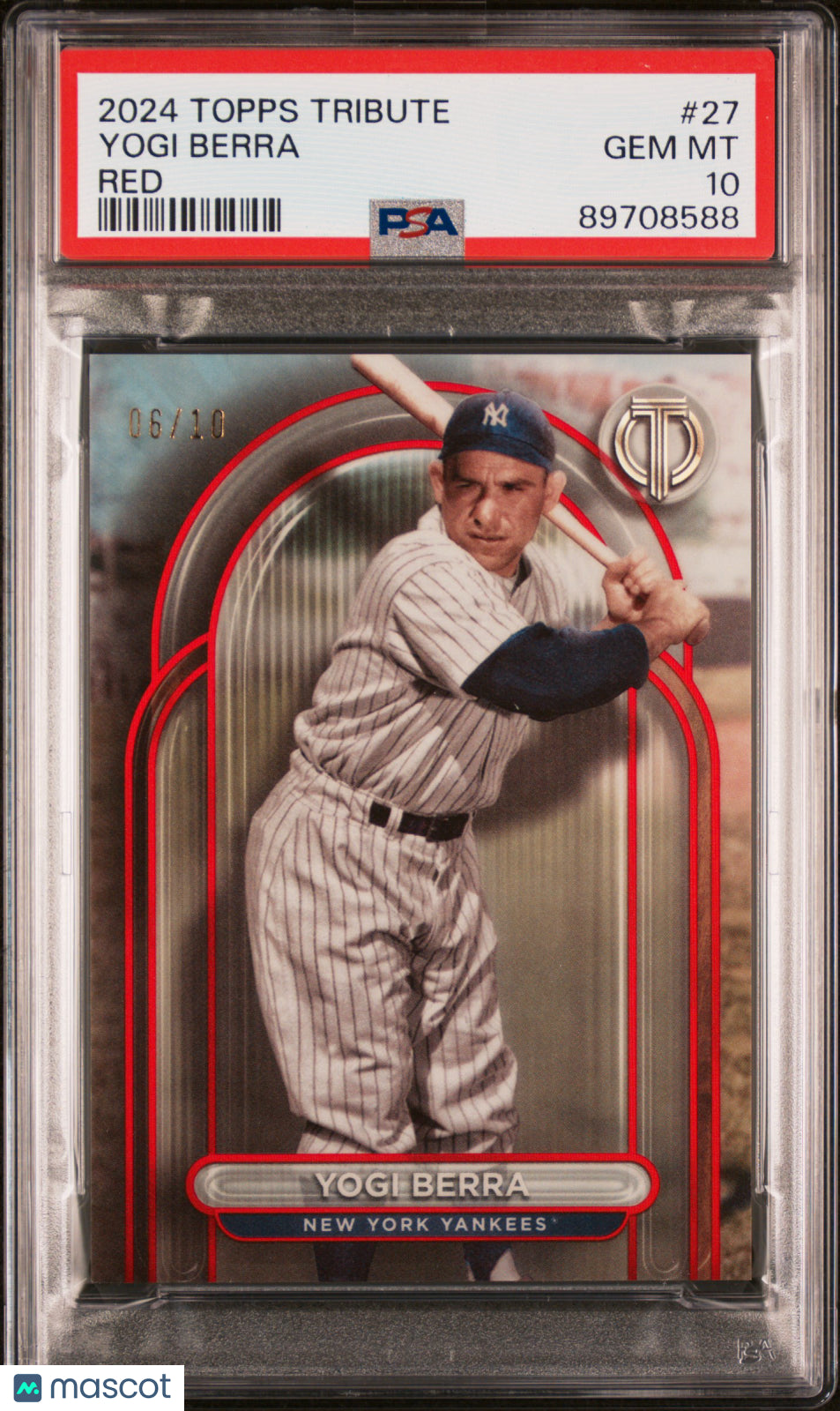 2024 Topps Tribute Yogi Berra #27 PSA 10
