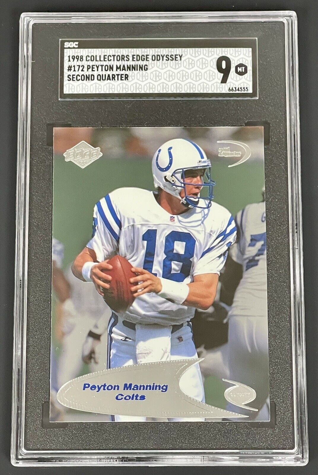 1998 Collectors Edge Peyton Manning Odyssey #172 SGC 9 MINT