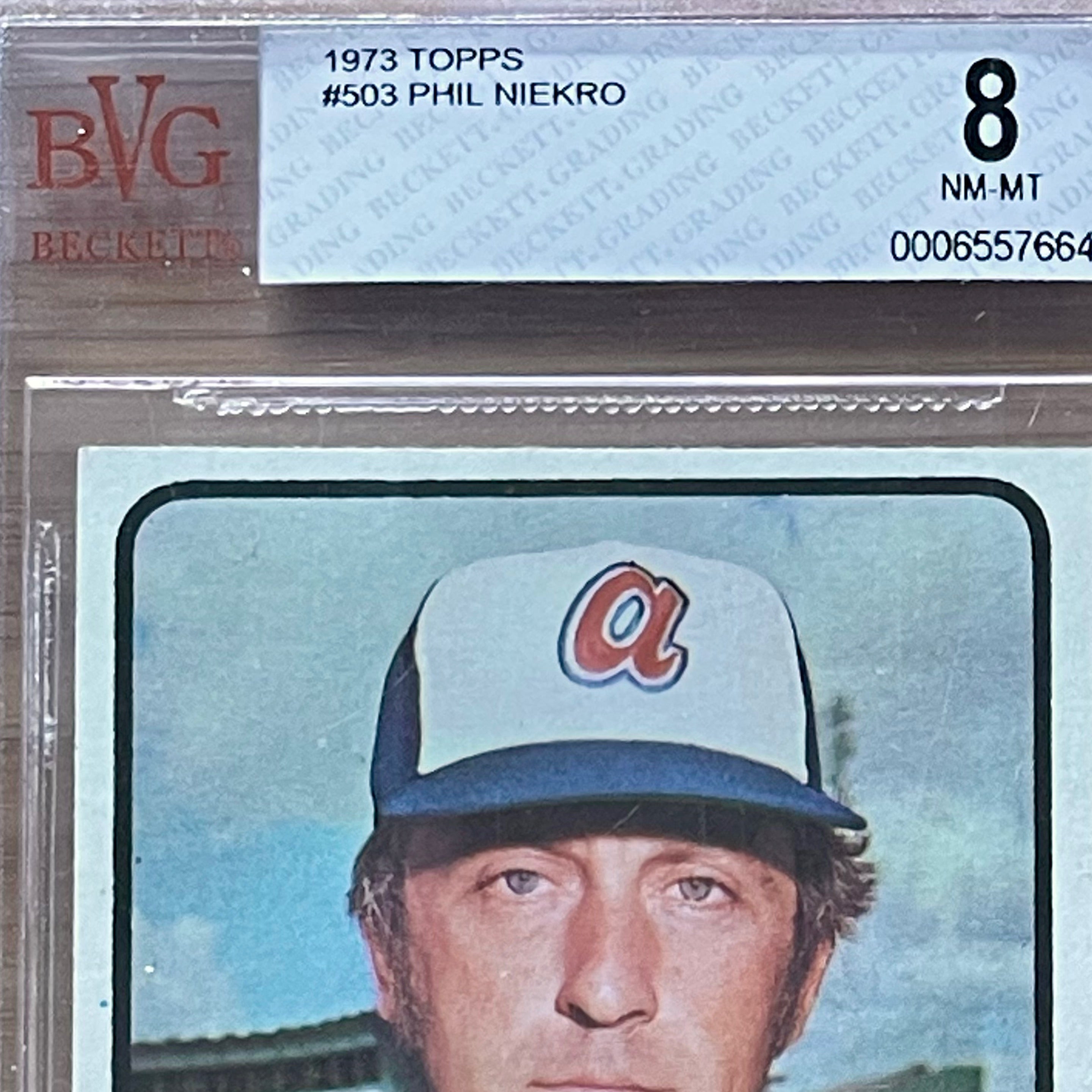 1973 Topps Phil Niekro #503 BVG 8 NM-MT