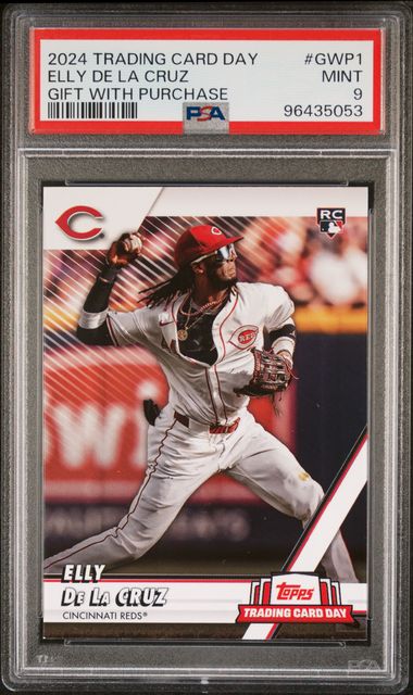 2024 Topps Trading Card Day Elly de la Cruz GWP1 PSA 9 (E)