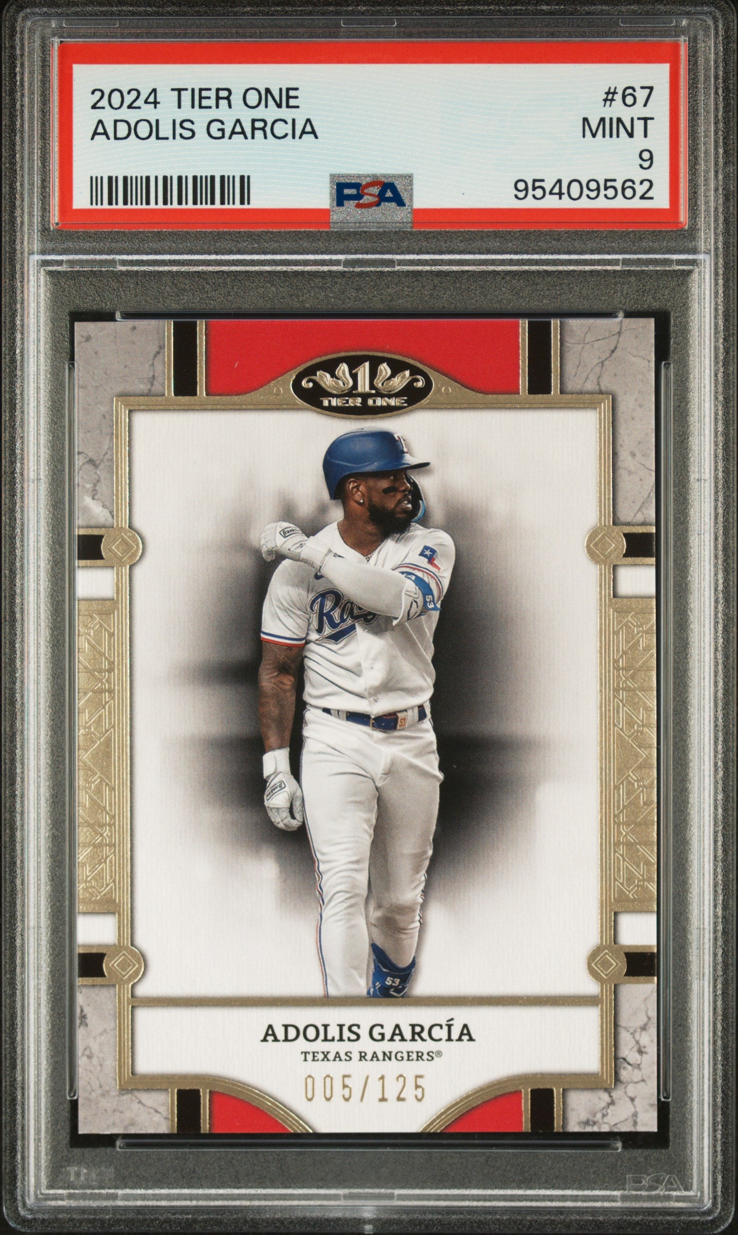 2024 Topp Tier One Adolis Garcia PSA 9 /125