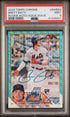 2023 Topps Chrome Brett Baty Auto Aqua Wave #RABBA PSA 9