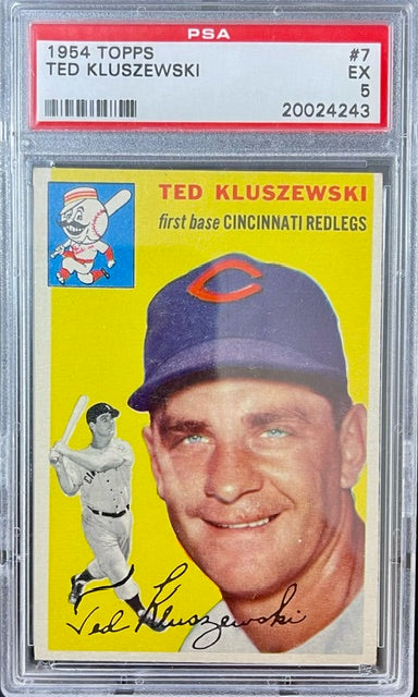 1954 Topps Ted Kluszewski #7 PSA 5