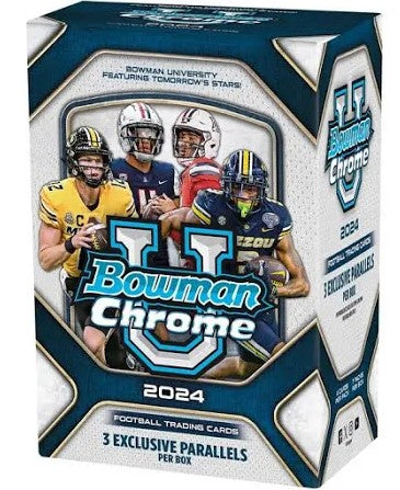 2024 Bowman University Chrome¨ Football Blaster Box