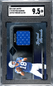 2003 Peyton Manning Leaf Limited LT-79 /100 SGC 9.5
