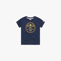 Youth Denver Nuggets Logo T-shirt - Navy / Y10