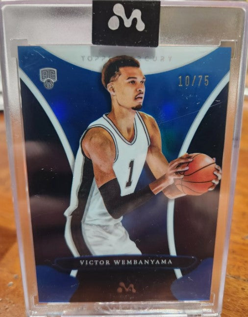 2024 Topps Mercury Victor Wembanyama Blue /75 #8