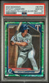 2024 Bowman Wyatt Langford Chrome Prospects Lunar Glow Refractor PSA 10
