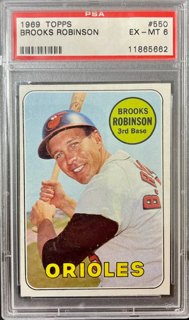1969 Topps Brooks Robinson #550 PSA 6